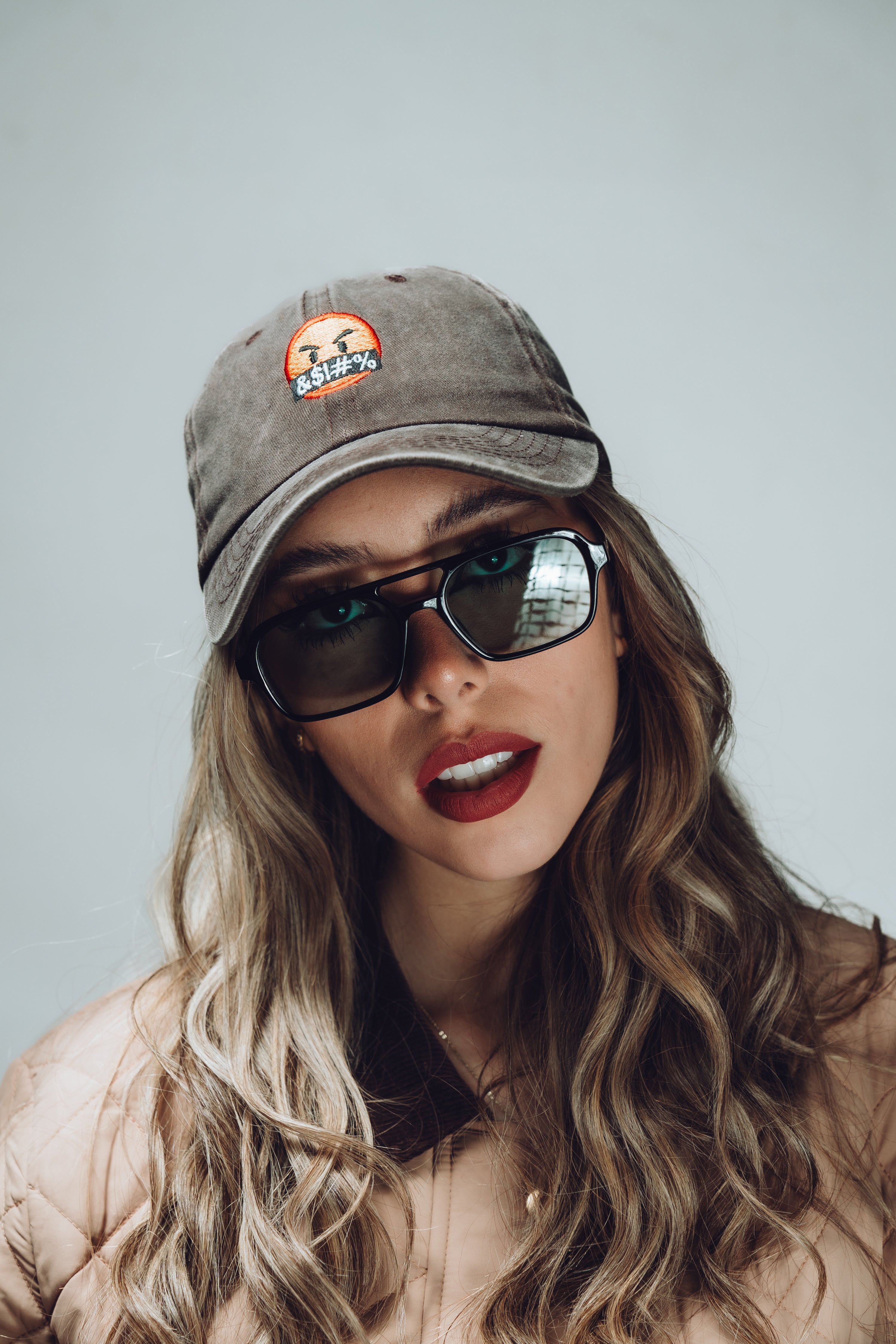 Gorra de Algodón Emoji