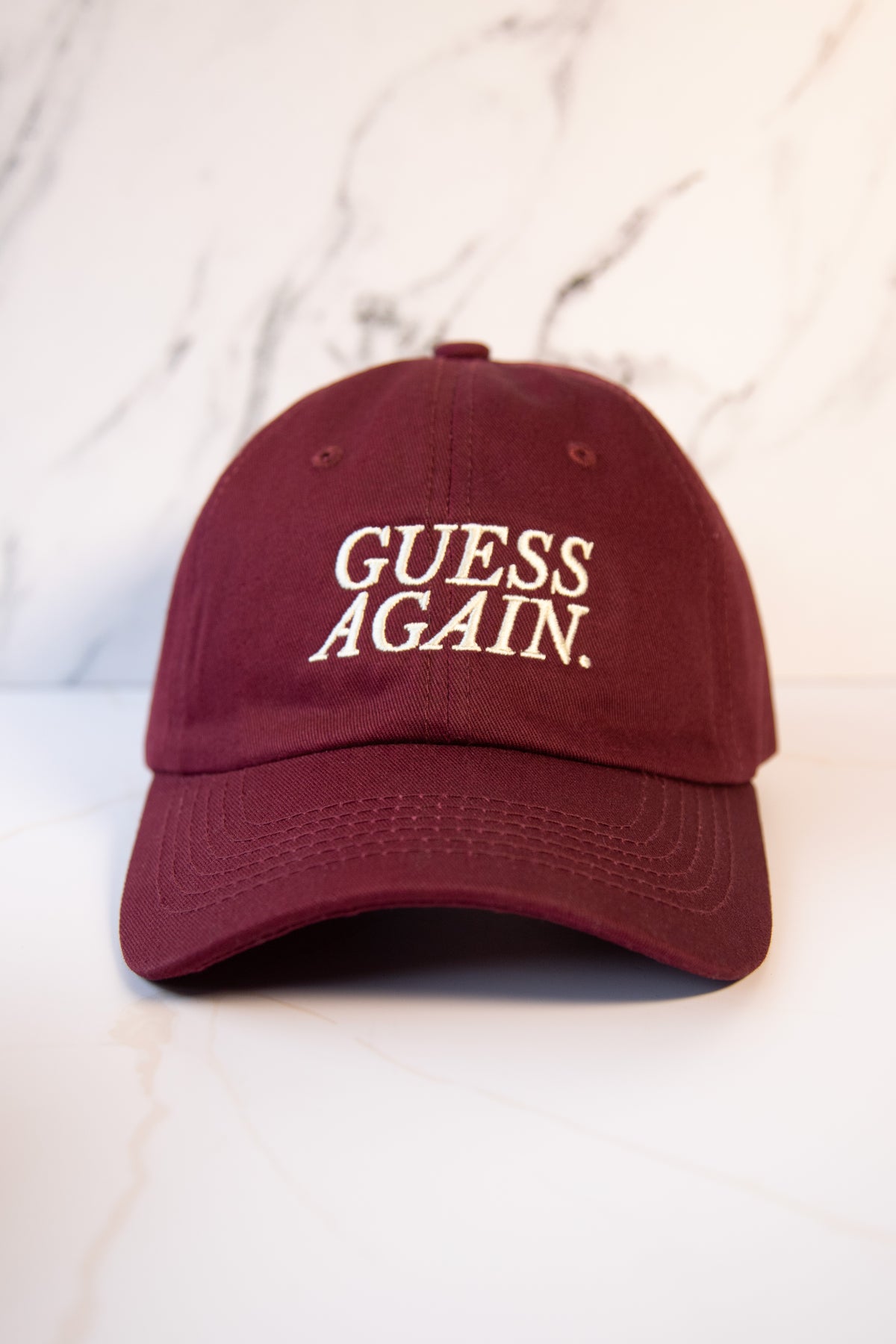 Gorra de Algodón Guess Again