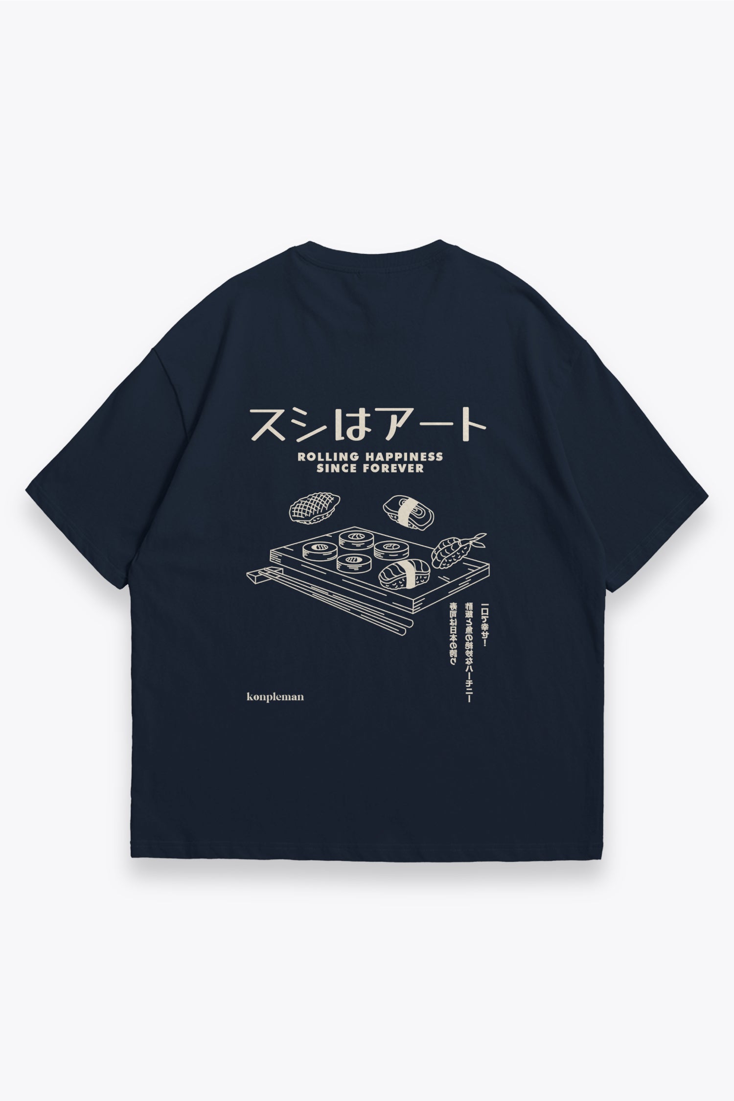 Camiseta Oversized Fit Sushi