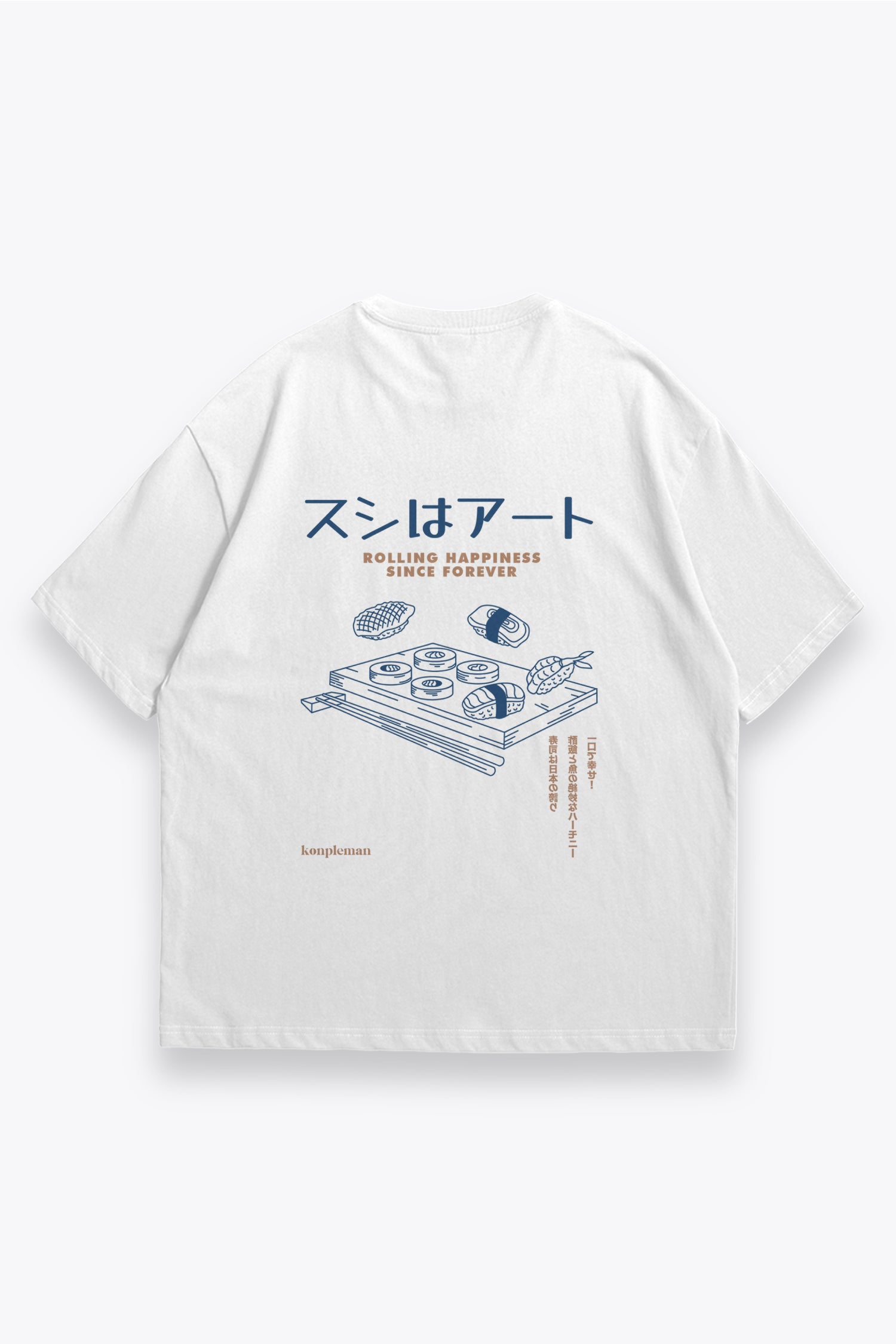 Camiseta Oversized Fit Sushi
