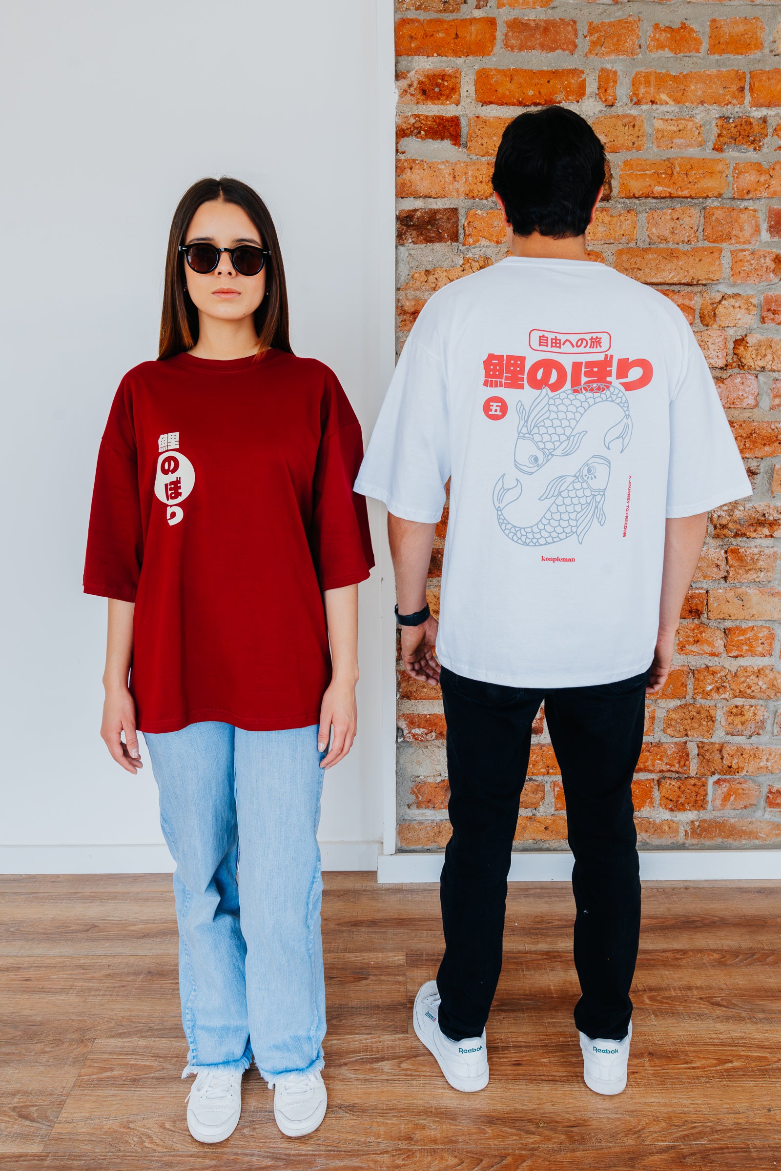 Camiseta Oversized Fit Koinobori