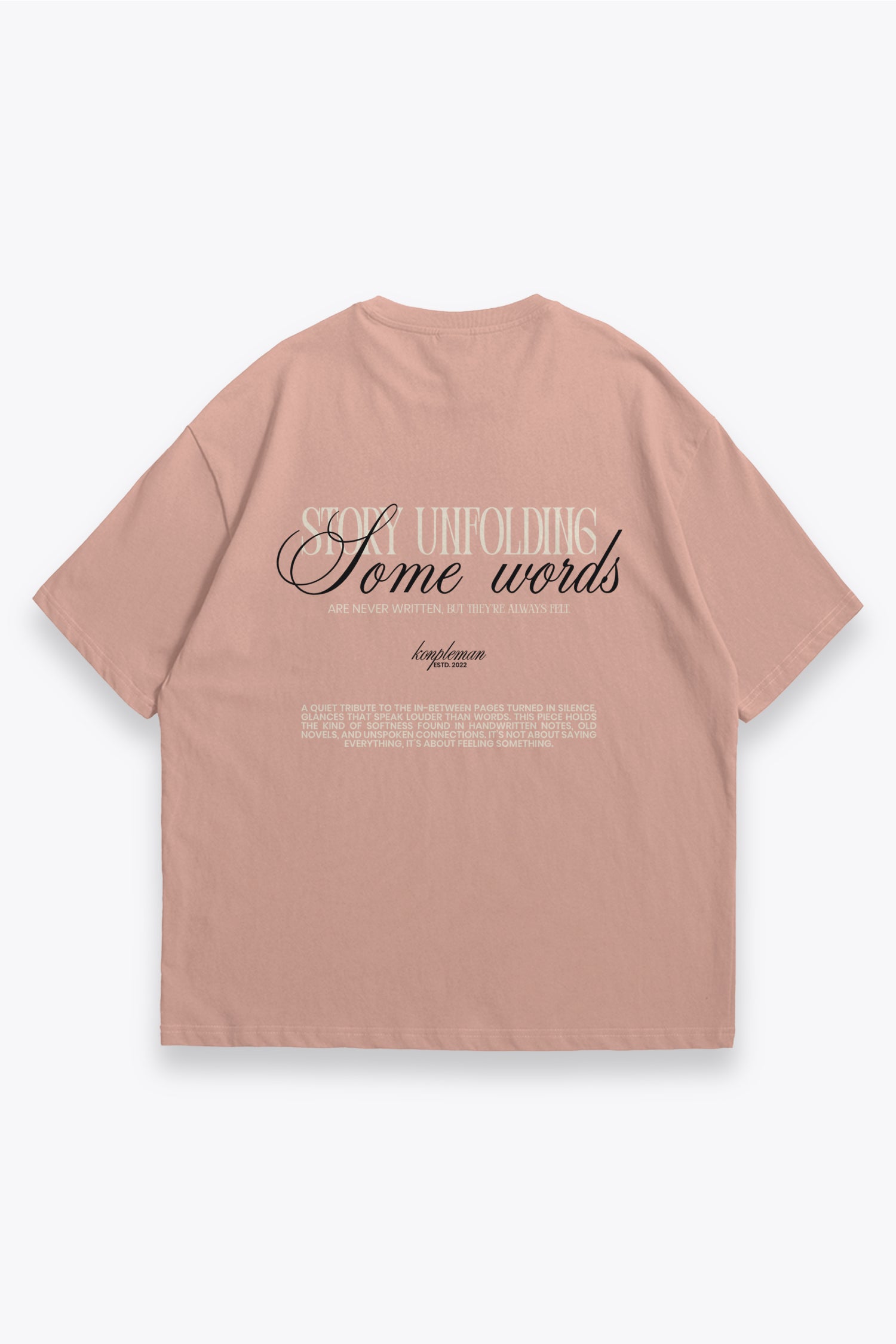 Camiseta Oversized Fit Story Unfolding